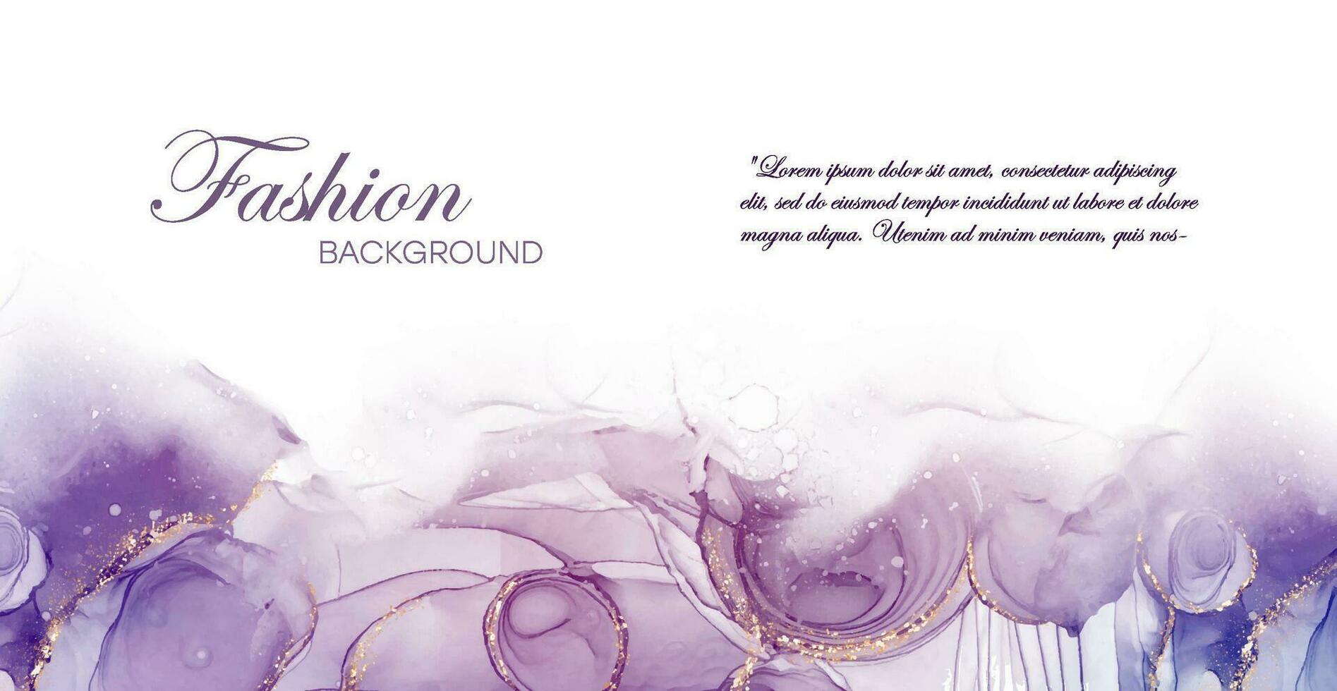 Watercolor abstract background, trendy gentle purple design for invitations, weddings, cards, etc. vector
