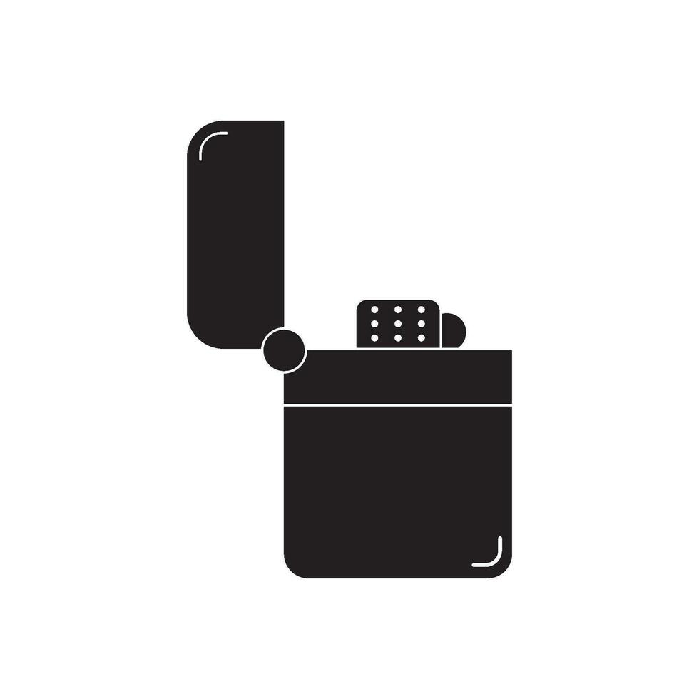 old gas lighter icon vector