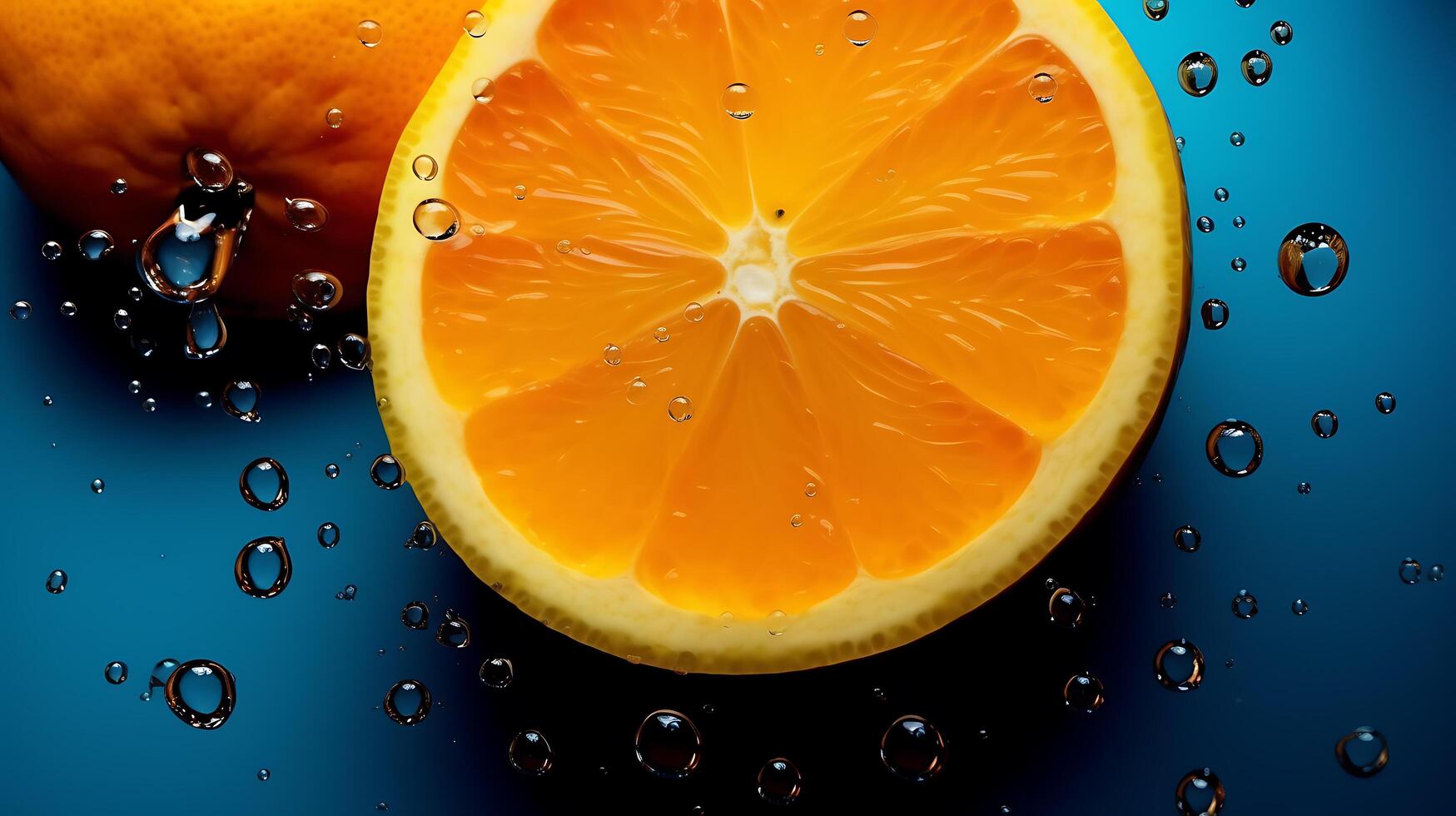 naranja antecedentes con agua soltar foto