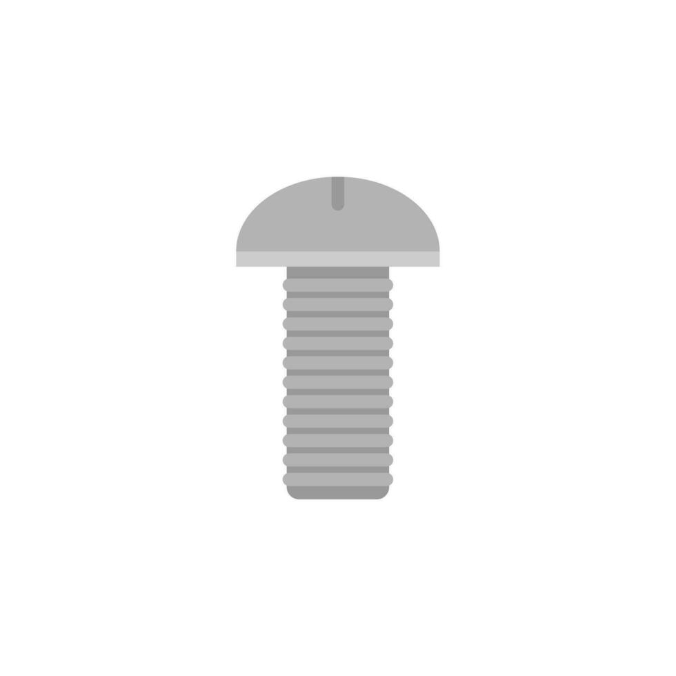 tornillo tornillo plano diseño vector ilustración aislado en blanco antecedentes
