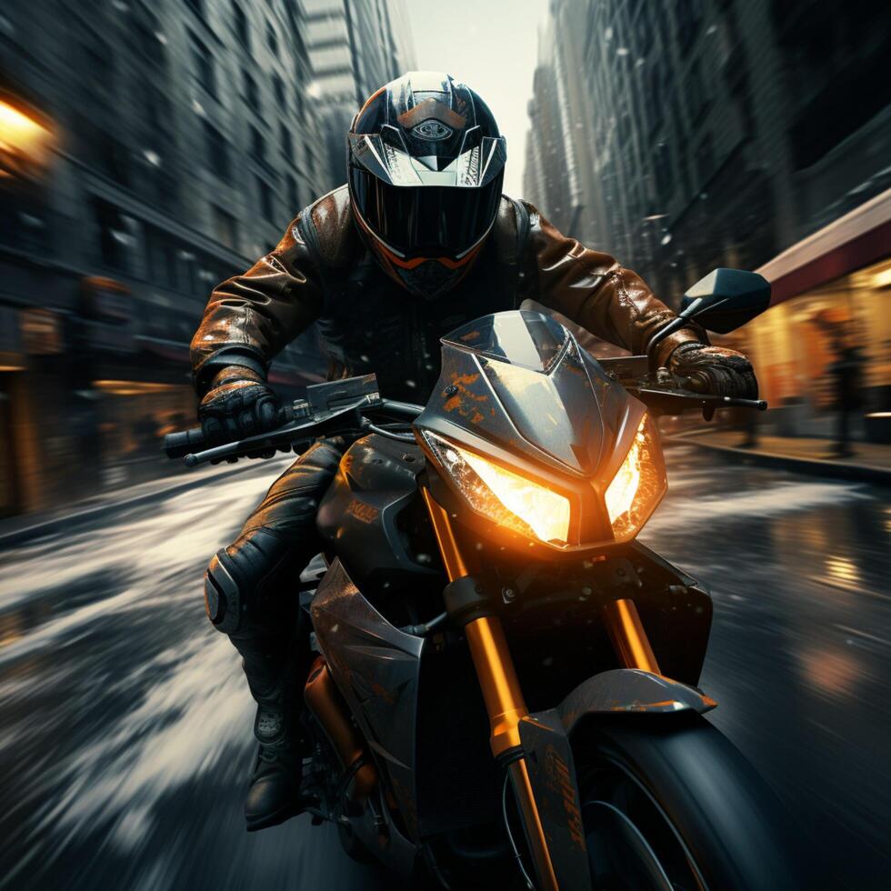 Wolf Motorcycle Stock Photos, Images and Backgrounds for Free Download