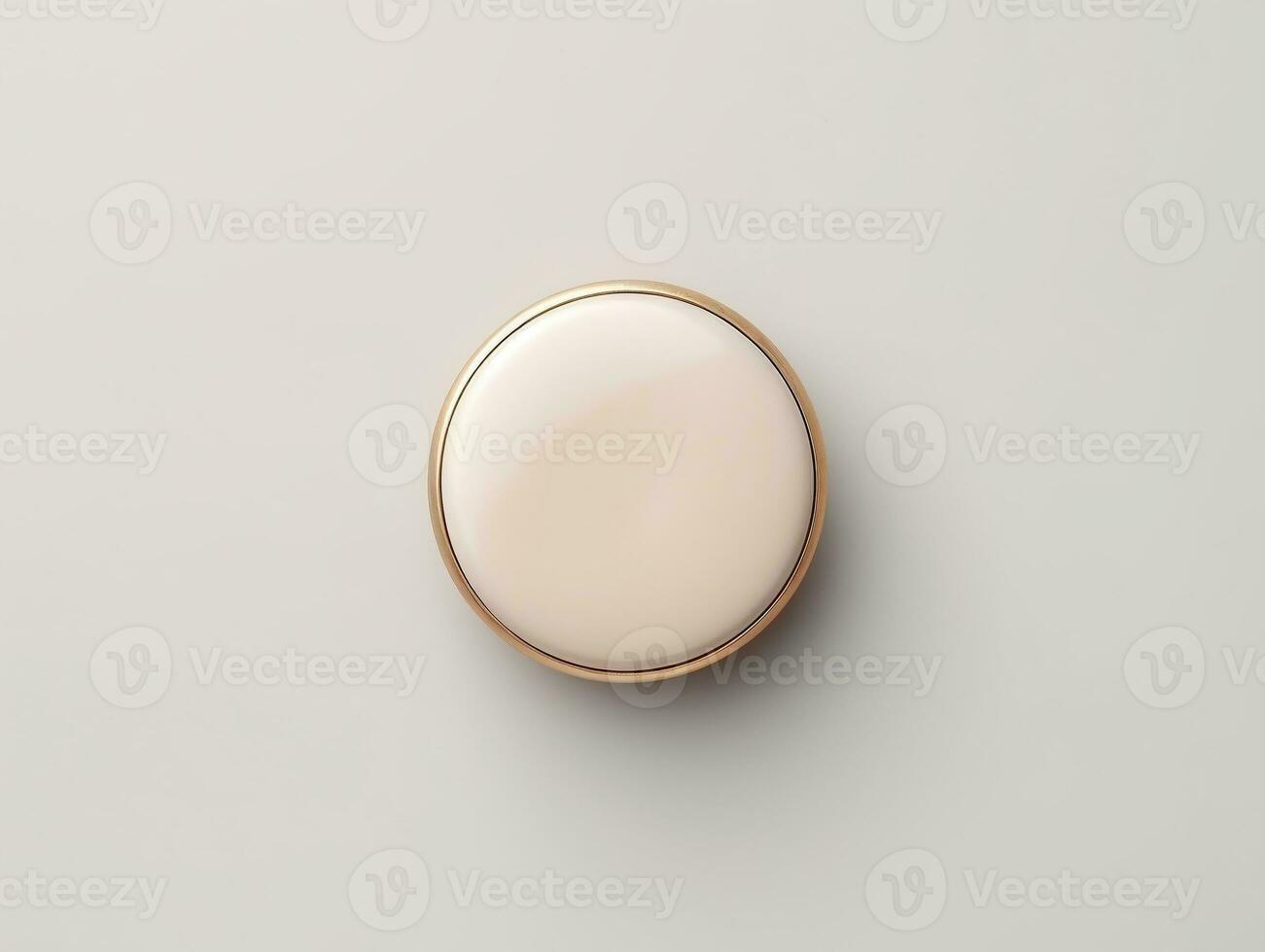 Top view pin badge mockup with isolated background AI Generative photo