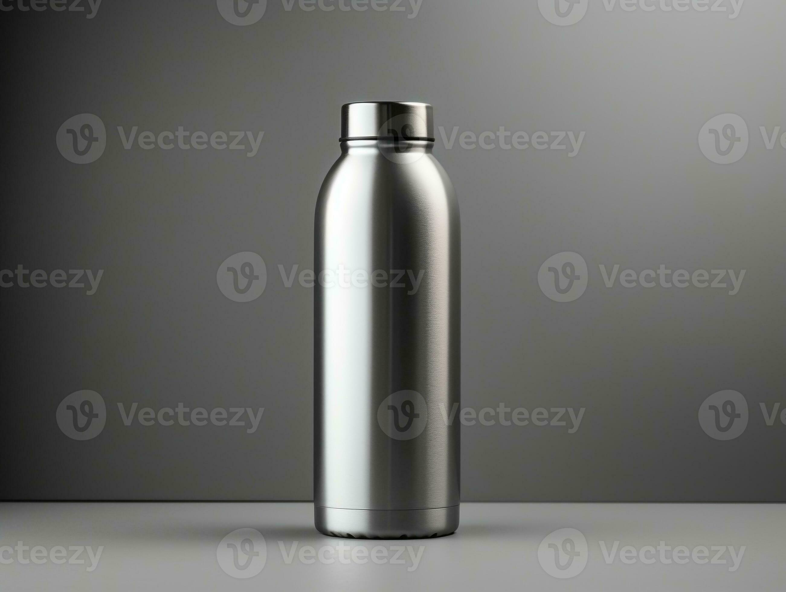 Flask bottle mockup with isolated background AI Generative 33111340