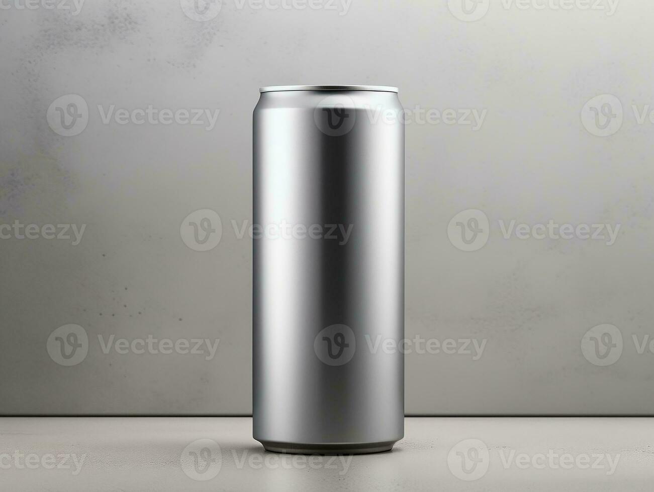 Soft drink can packaging mockup with isolated background AI Generative photo