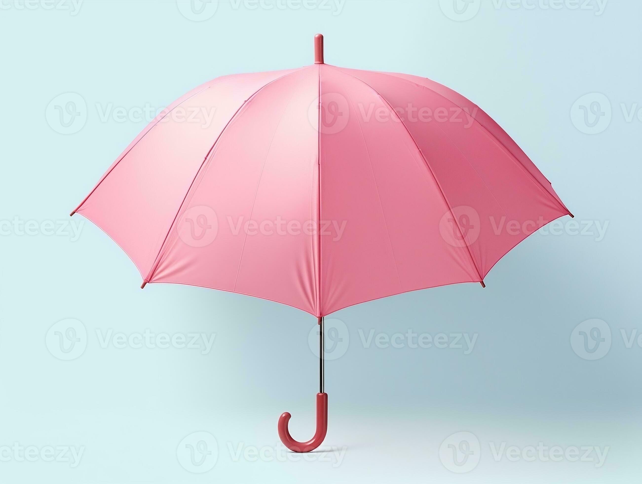 Opened umbrella mockup with isolated background AI Generative 33111530
