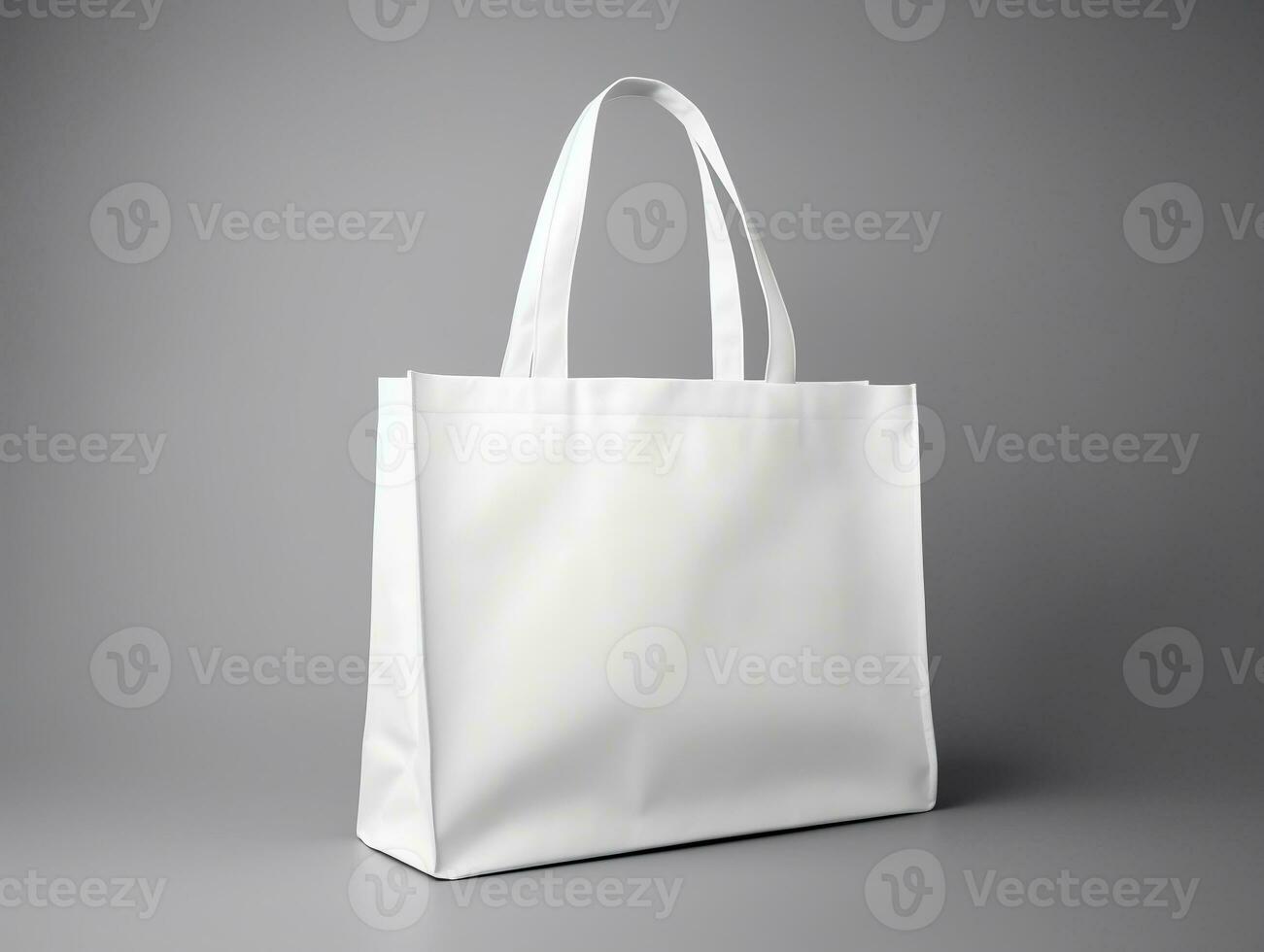 Shopping bag branding mockup with isolated background AI Generative photo