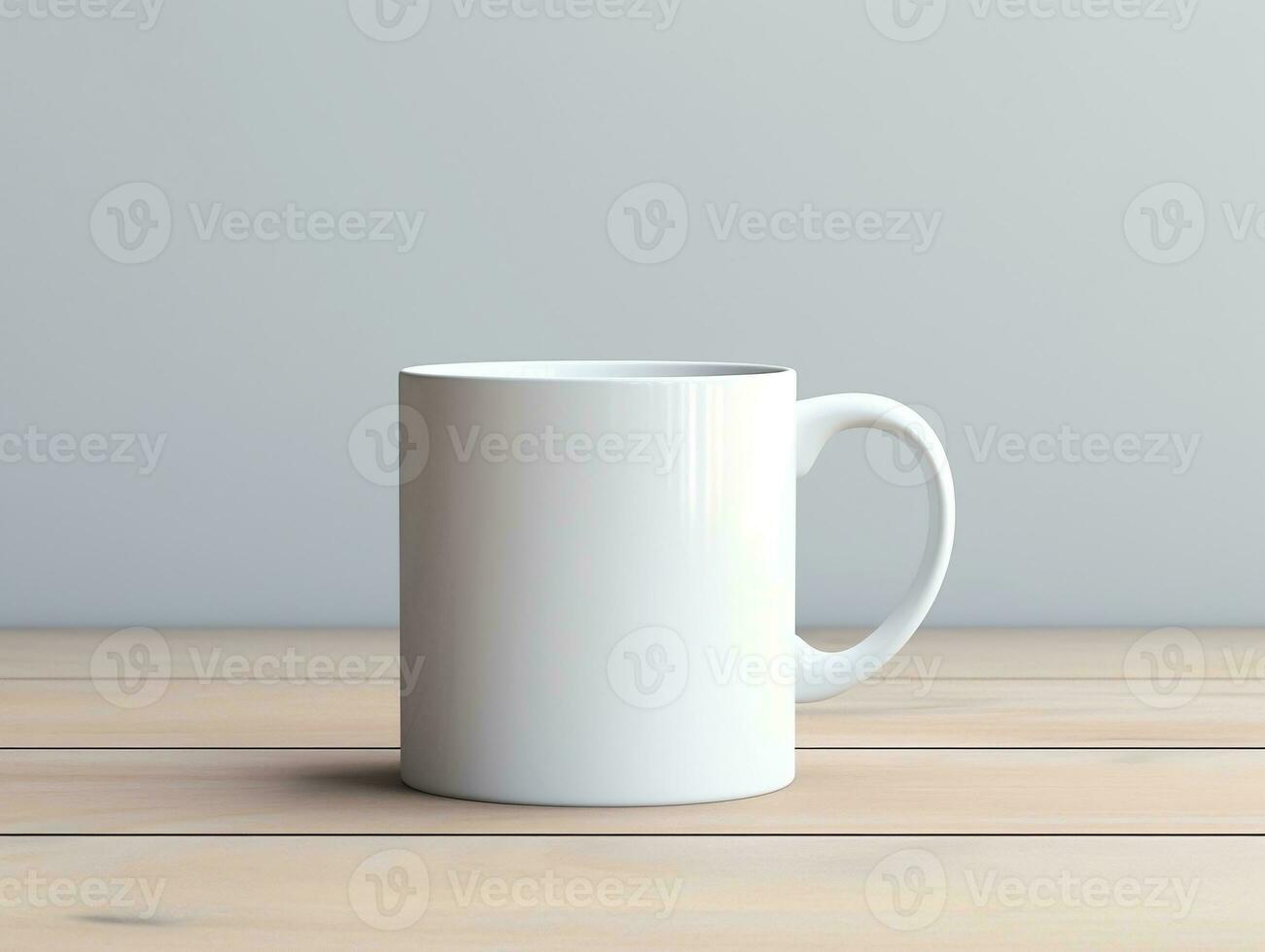 Mug mockup with isolated background AI Generative photo