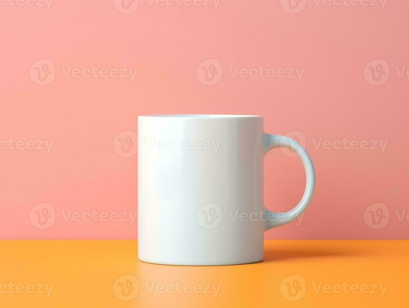Mug mockup with isolated background AI Generative photo