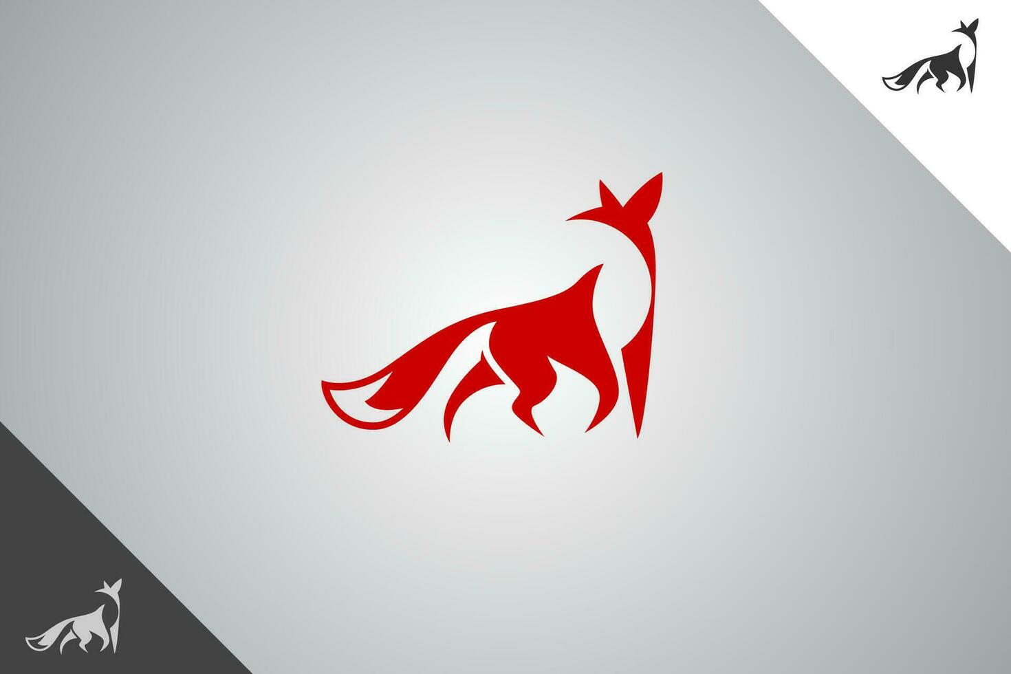 Fox modern logotype and symbol. Perfect logo for business related to animal, pet and veterinary. Isolated on background. Vector eps 10.