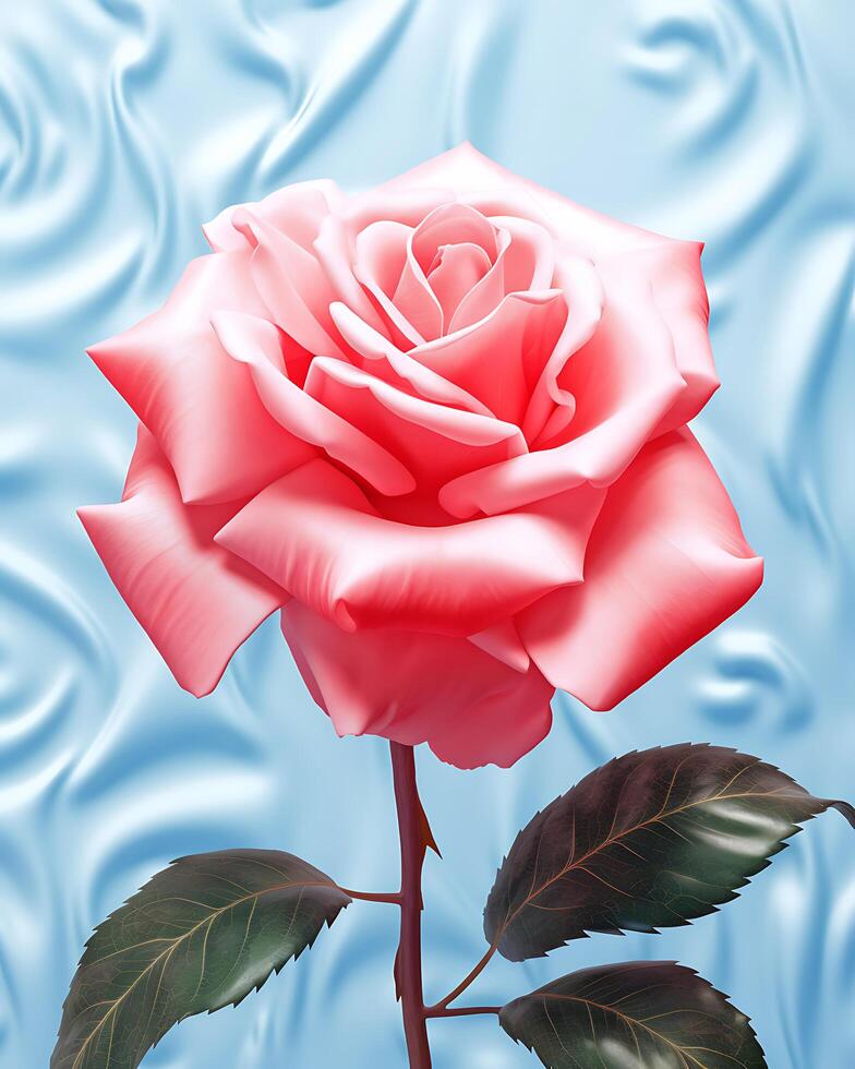 rose flower soft white background photo