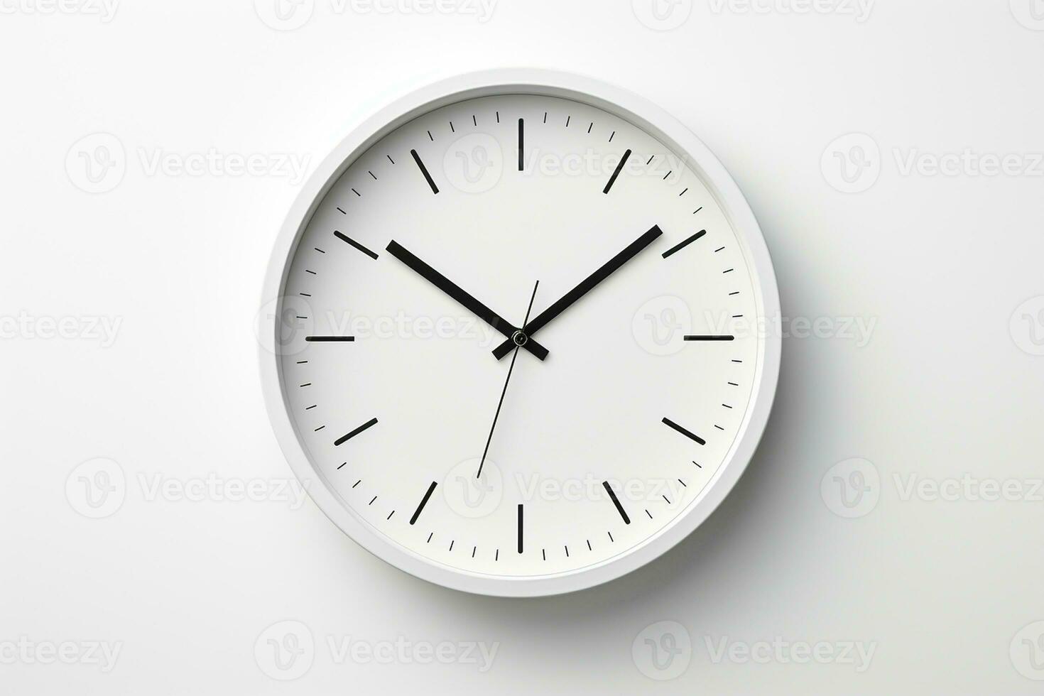 clock on white background Ai Generated photo
