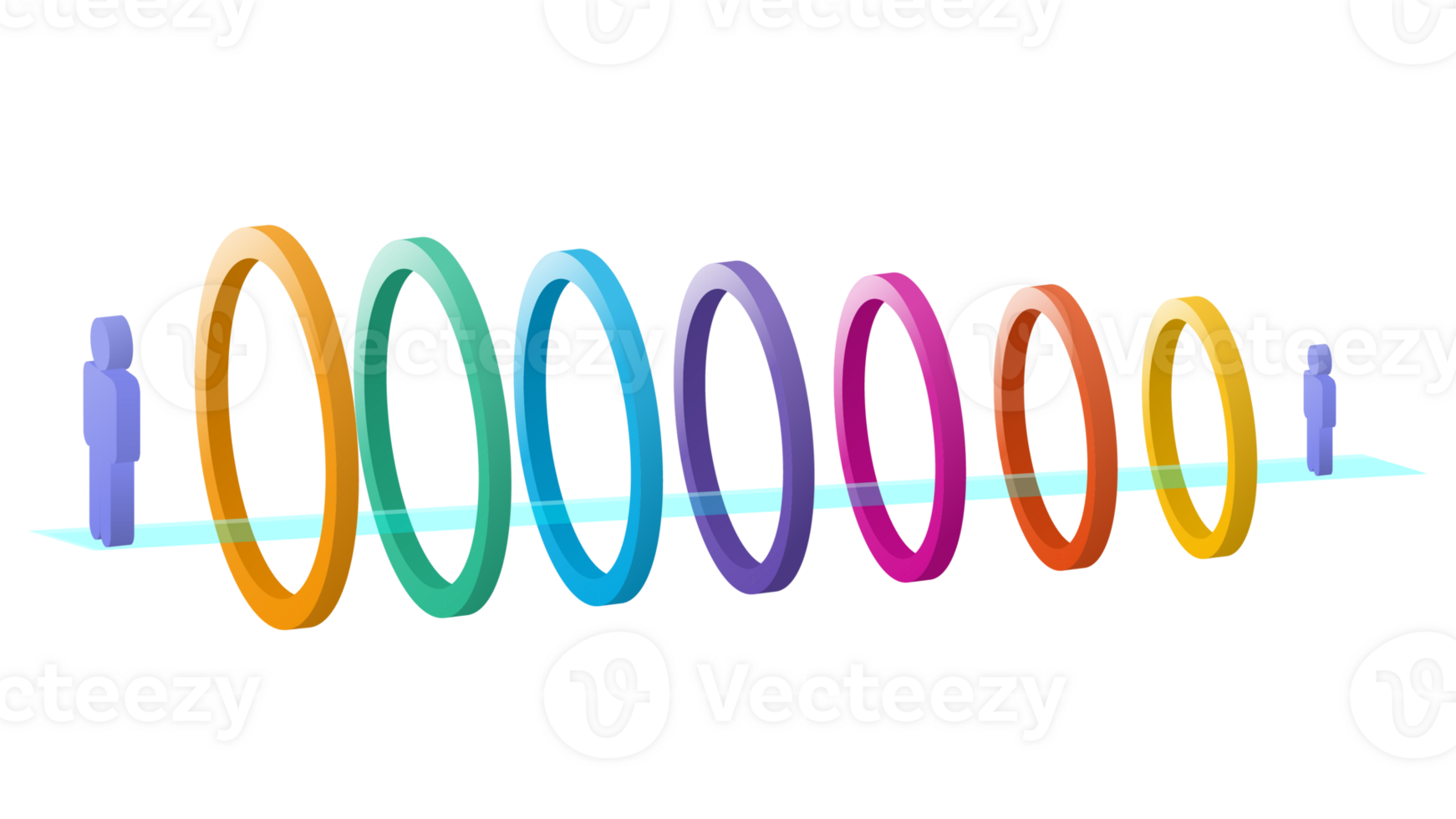 Infographic 3D design, Infographics elements diagram with 7 steps. png