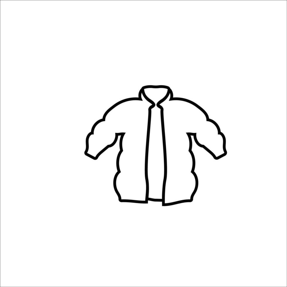 Winter cloth icon vector