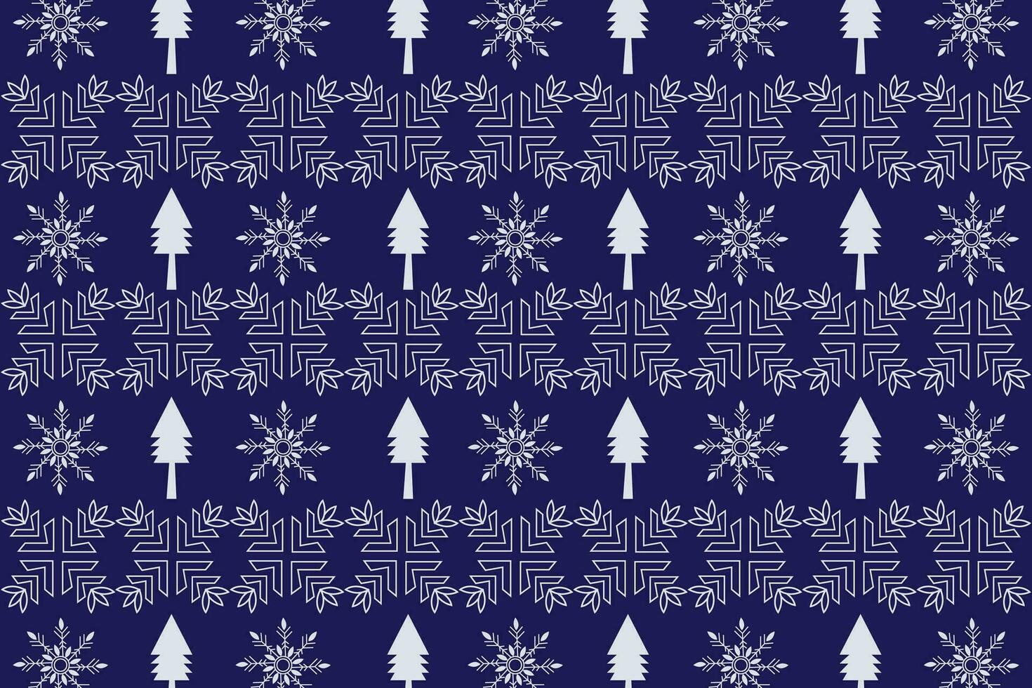 Christmas seamless pattern vector. Winter background with snowflakes and Christmas elements. vector