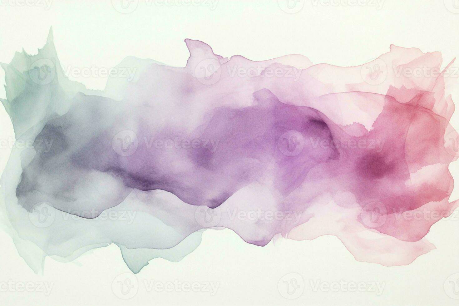 Watercolor paint stains Versatile art elements for your design projects AI Generated photo