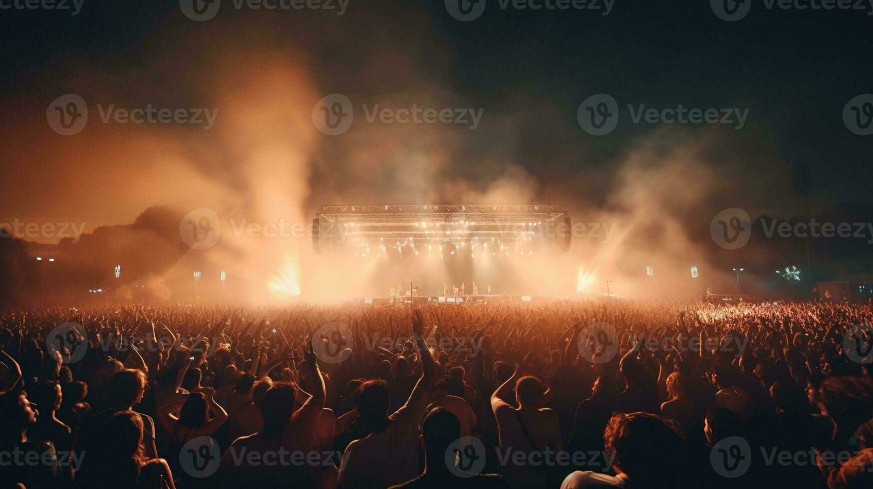 Crowd of People at Concert photo