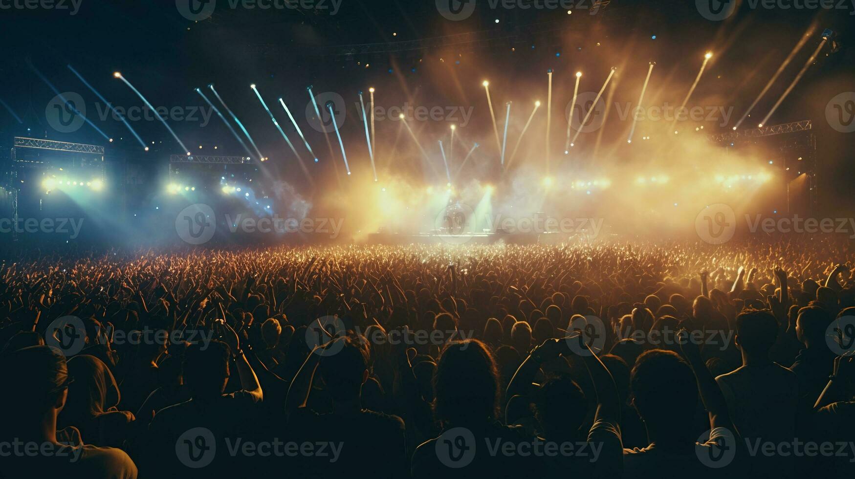 Crowd of People at Concert photo