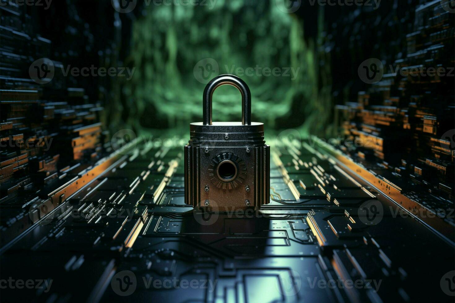 Secure encryption empowers the unlocking of digital mysteries and secrets AI Generated photo