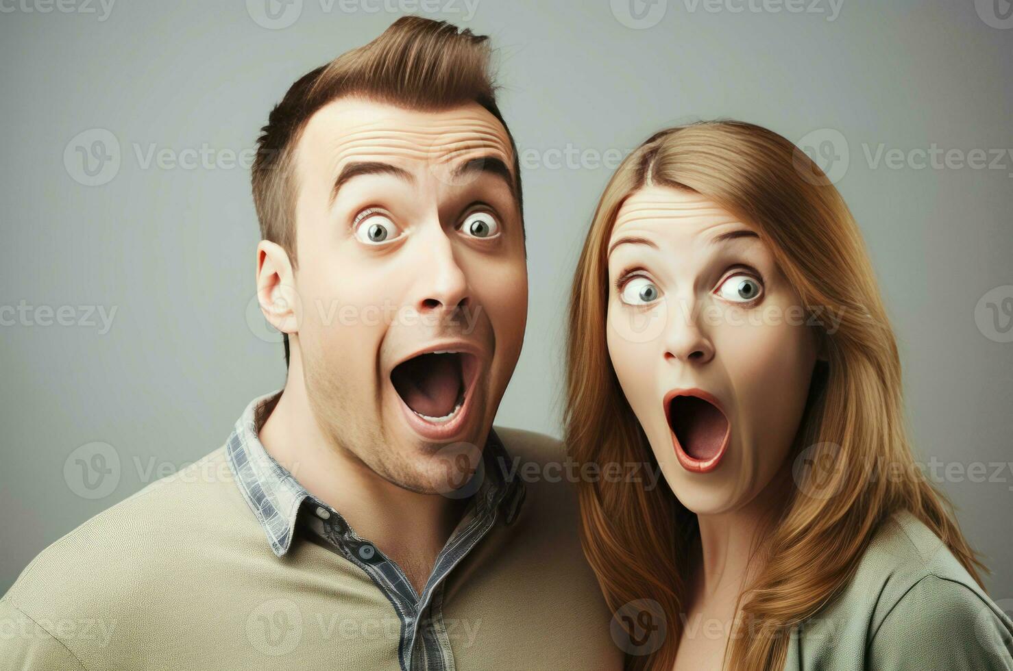 Happy couple positive faces at weekend. Generate Ai photo