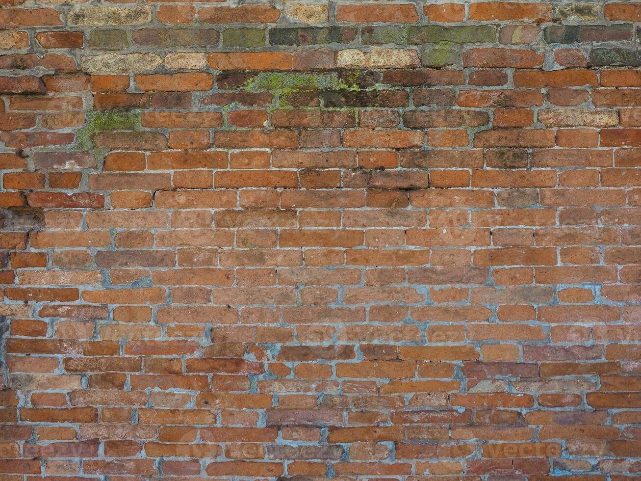 industrial style Red brick wall background photo