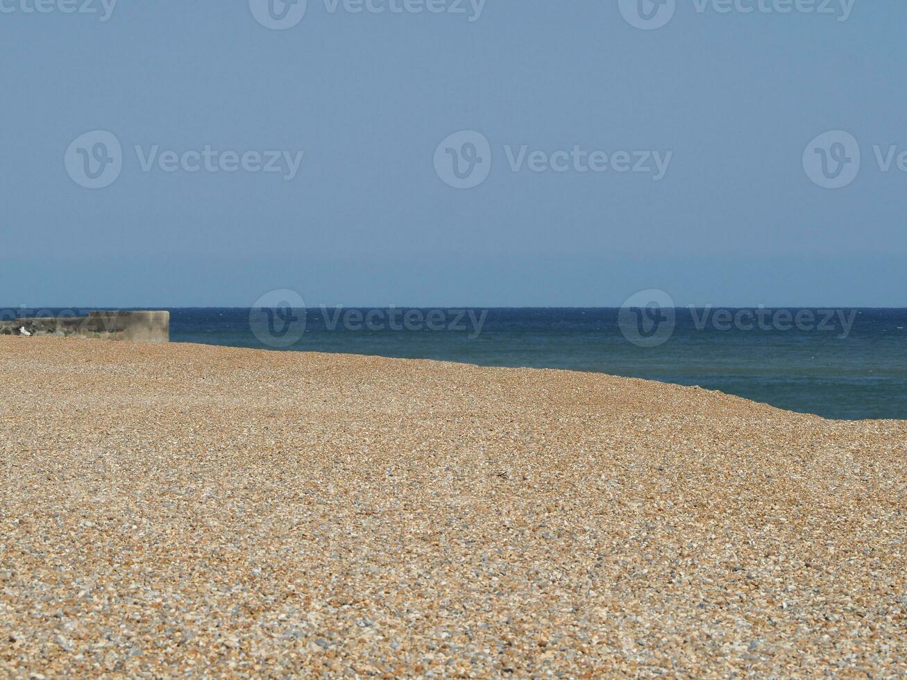 mar visto desde playa foto