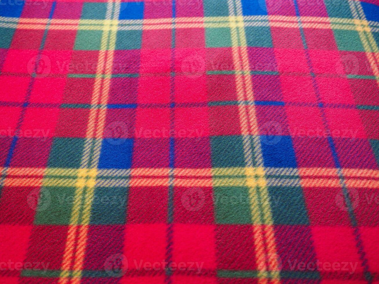 industrial style red green blue and yellow tartan texture backgr photo