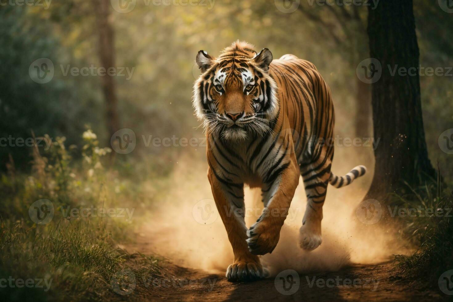 bengal tiger wallpaper ai generated photo