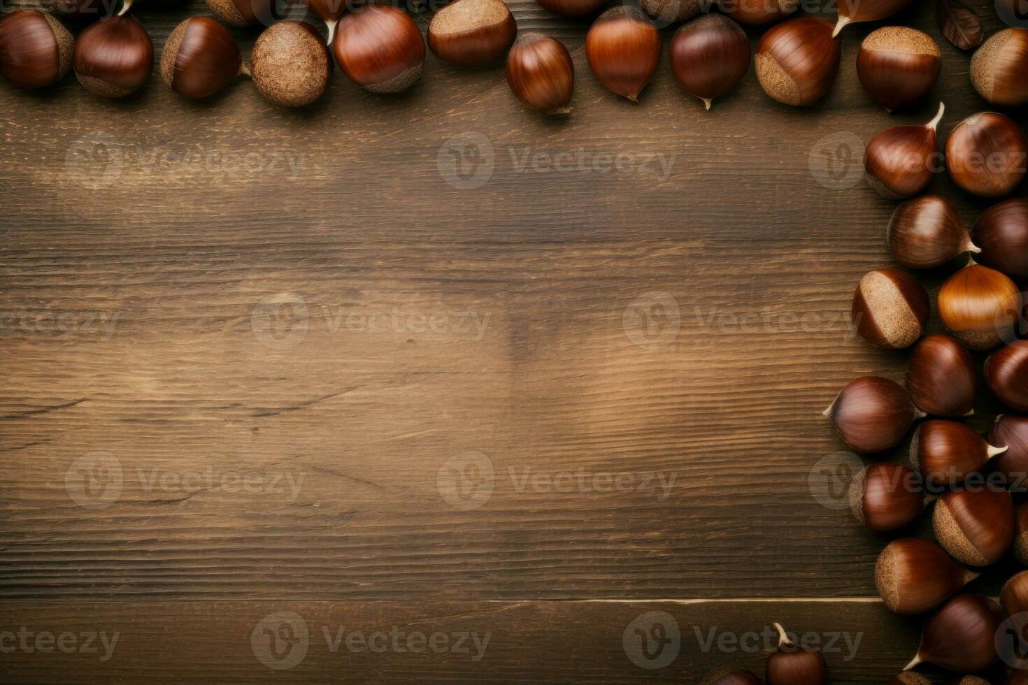 Earthy Chestnut background. Generate Ai photo