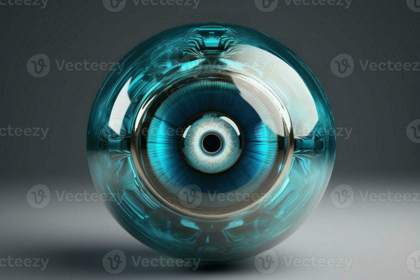 Mesmerizing Beautiful 3d eye. Generate Ai photo