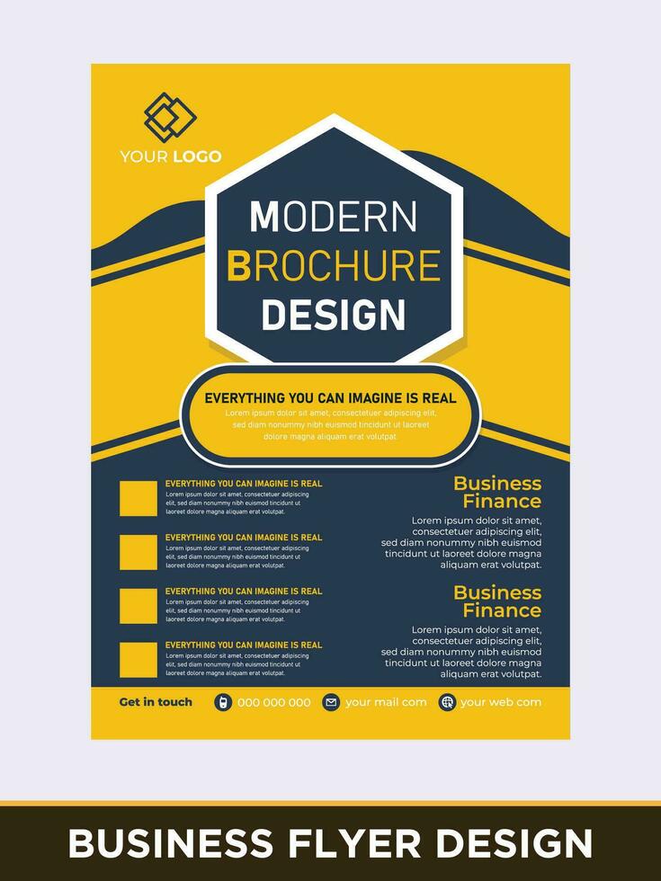 Corporate business flyer template design. Template vector design for Brochure, Annual Report, Magazine, Poster, Corporate Presentation, Portfolio, Flyer, cover modern layout in A4