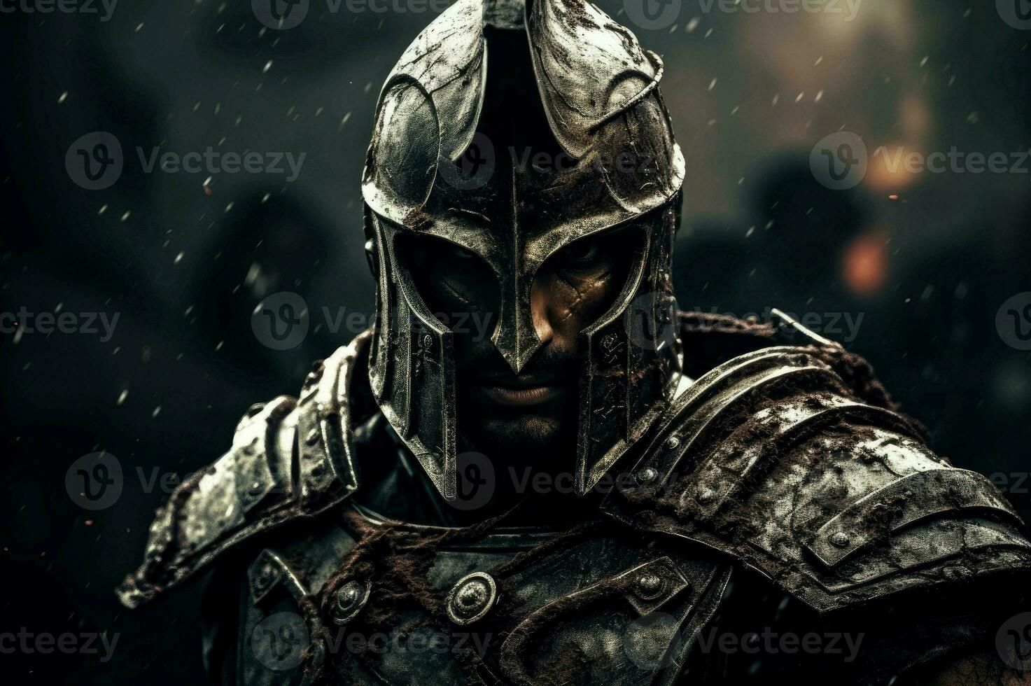 Gladiator man warrior. Generate Ai photo