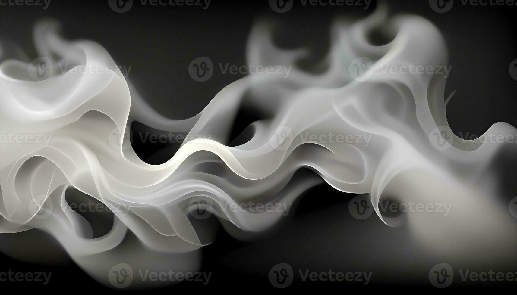 Smok texture of trendy abstract background. Creative flowing dynamic smoky wave. AI generative photo