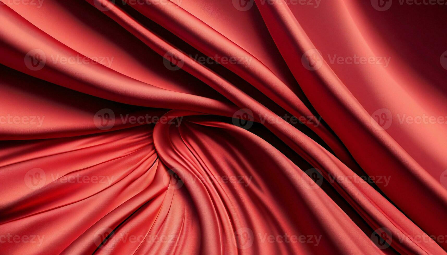 Abstract smooth elegant fabric. Silk texture of soft background. Flowing waves textile. AI generative photo