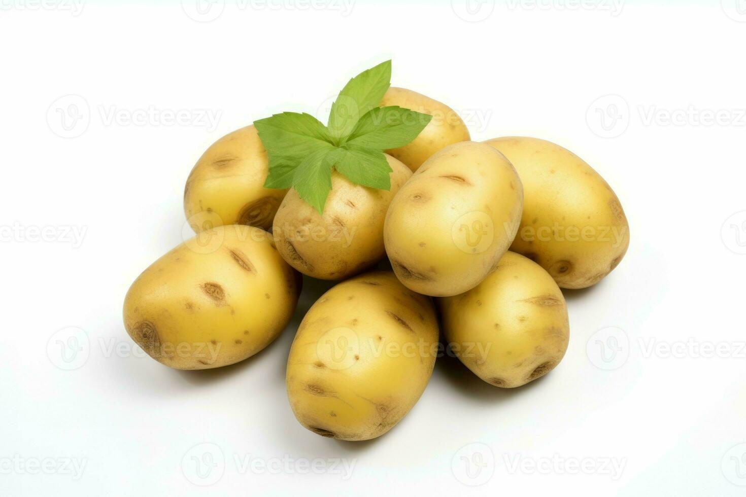 Earthy Fresh potatoes. Generate Ai photo