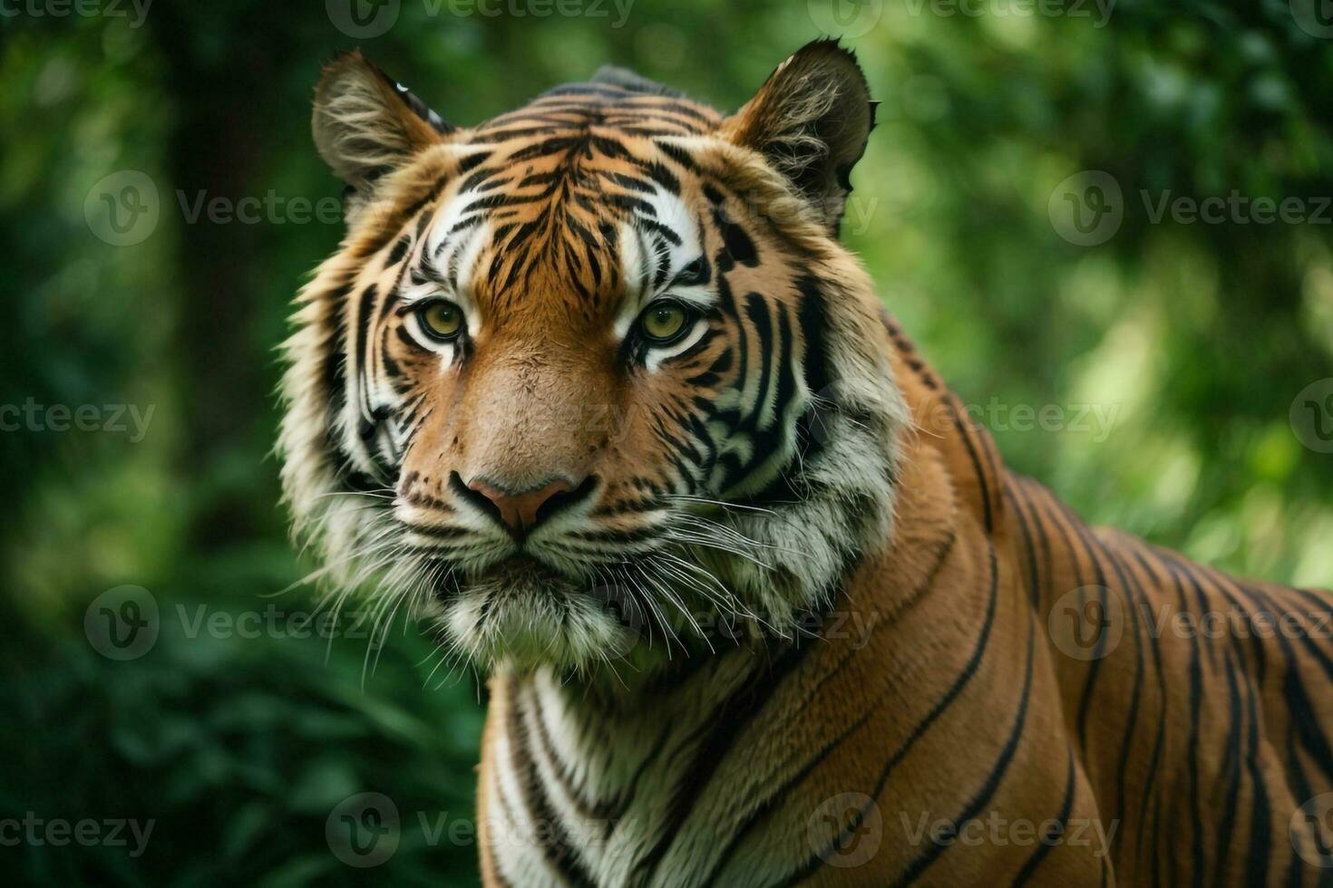 Bengala Tigre fondo de pantalla ai generado foto