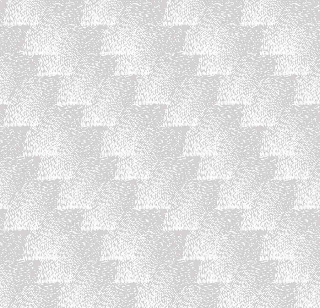 White ripple texture. Abstract  seamless pattern with dotted geometric shapes vector