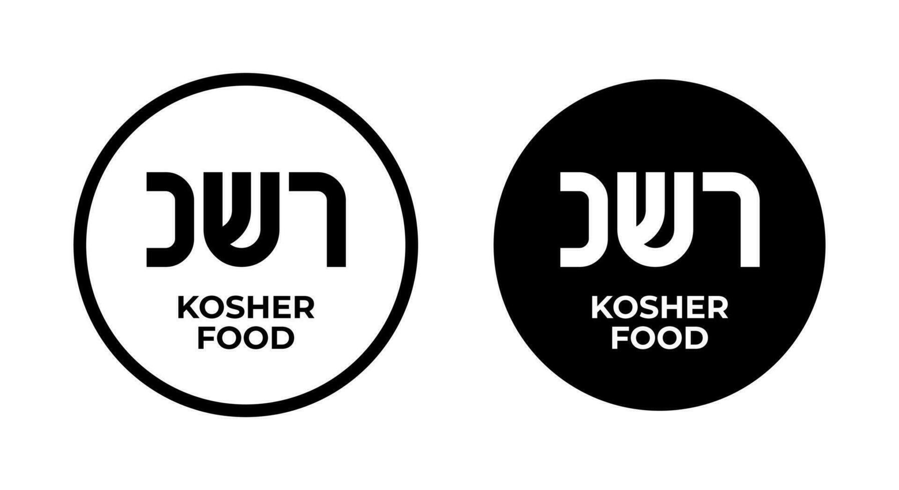 Kosher Certified symbols. International symbols of kosher food. Packaging concept. 33122074