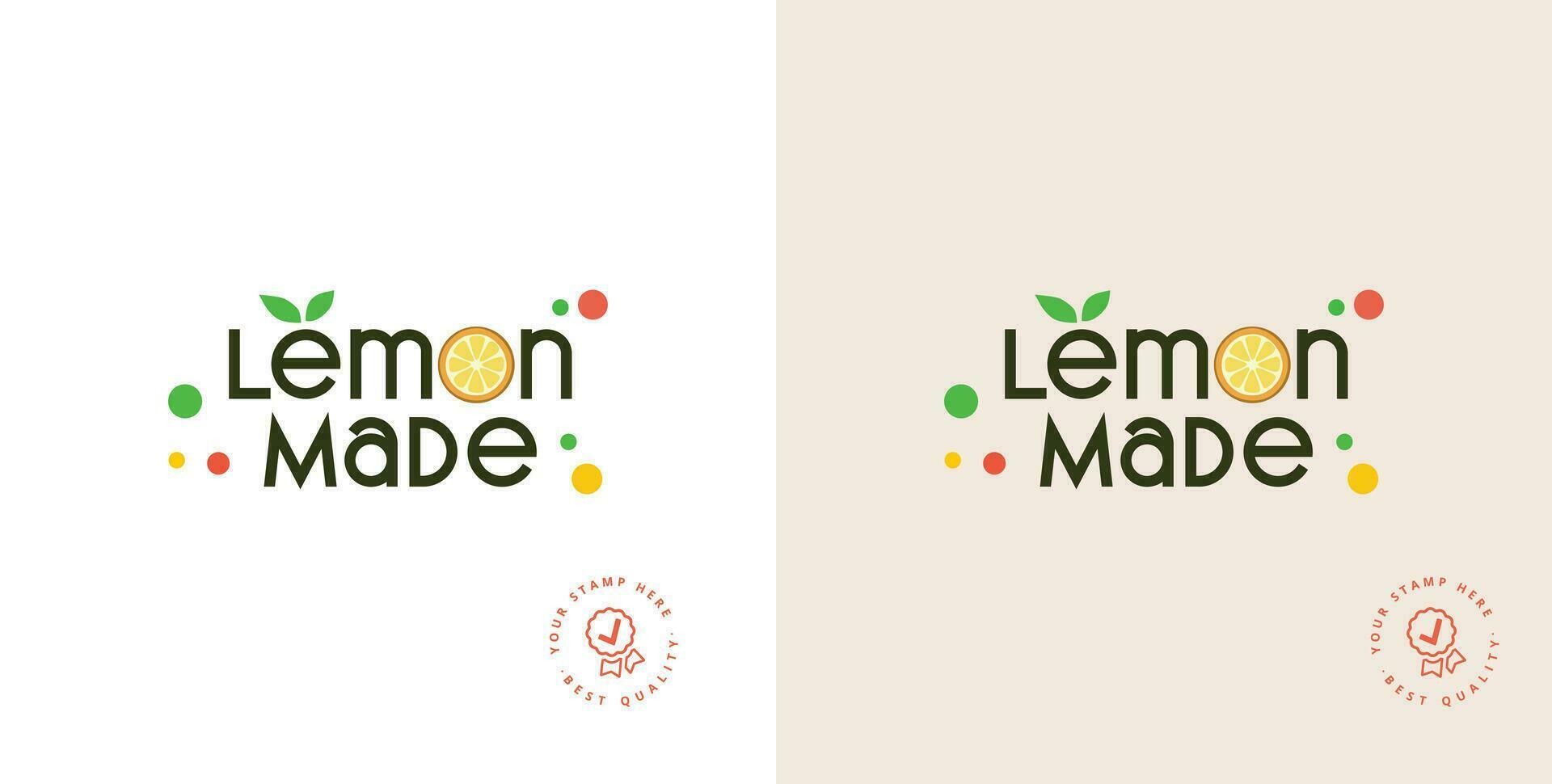 limonada limón bebida logo diseño, suave bebida logo diseño. energía bebidas logo diseño. Fruta jugo logo modelo diseño. vector