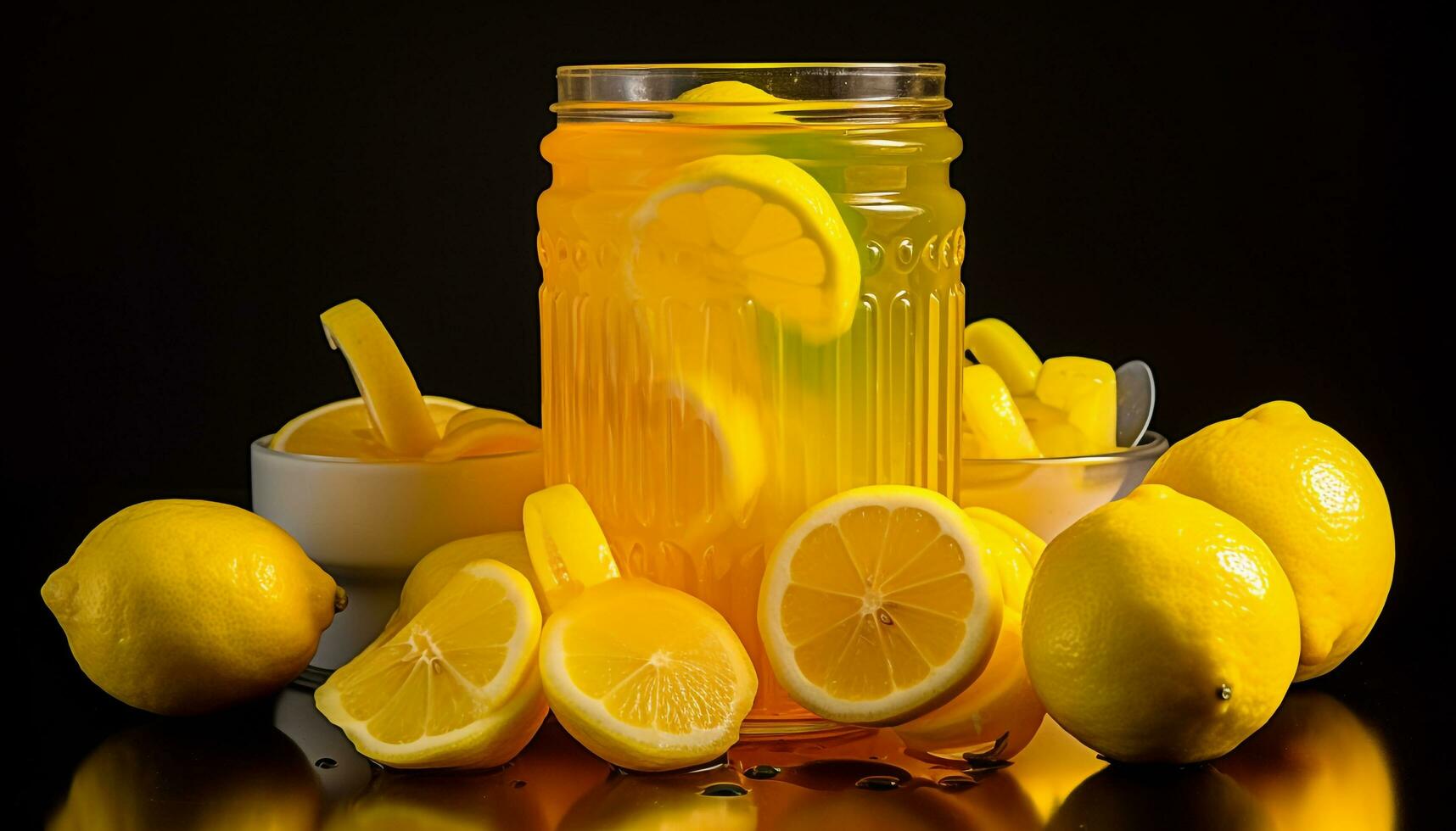 lemons juice jelly photo