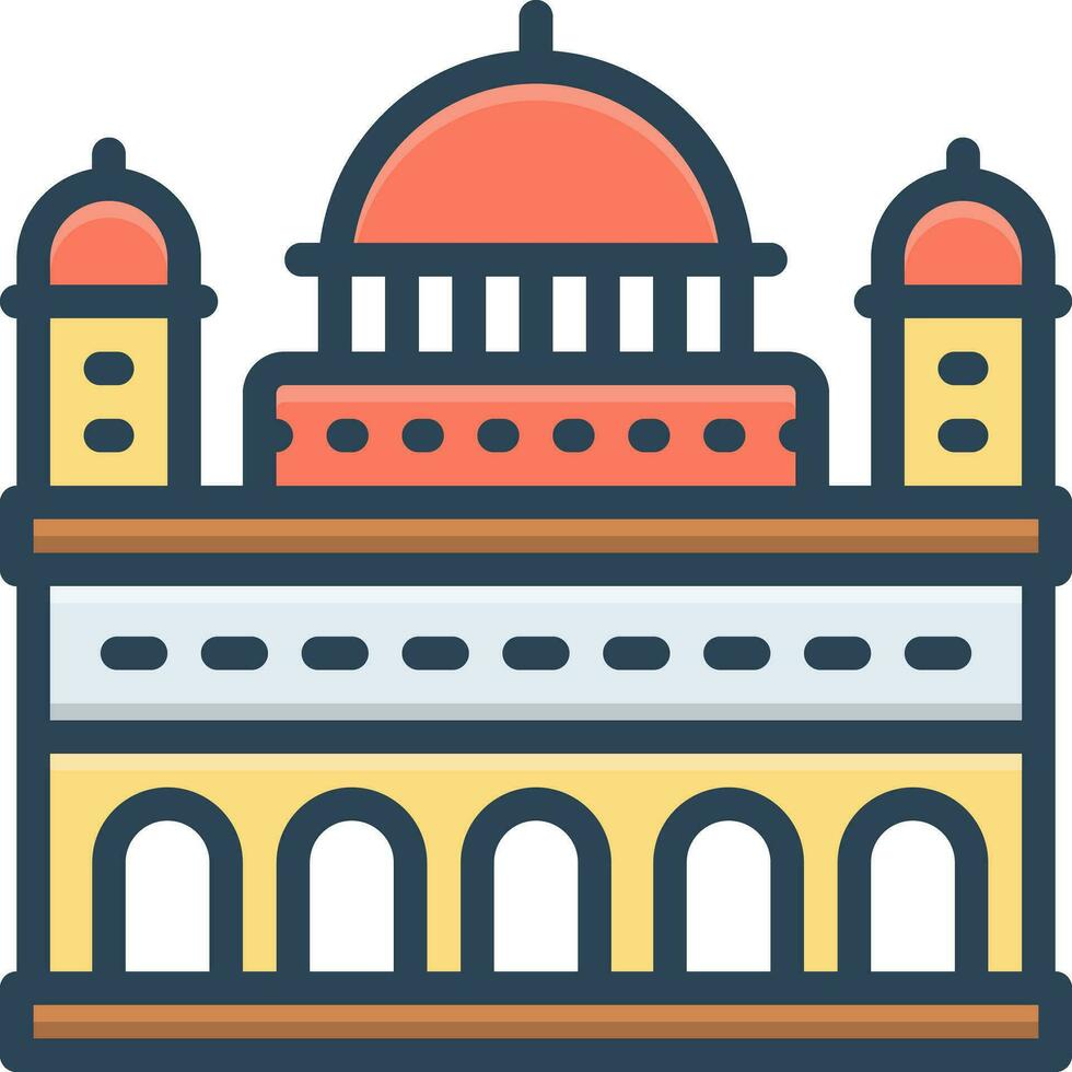 color icon for economy vector