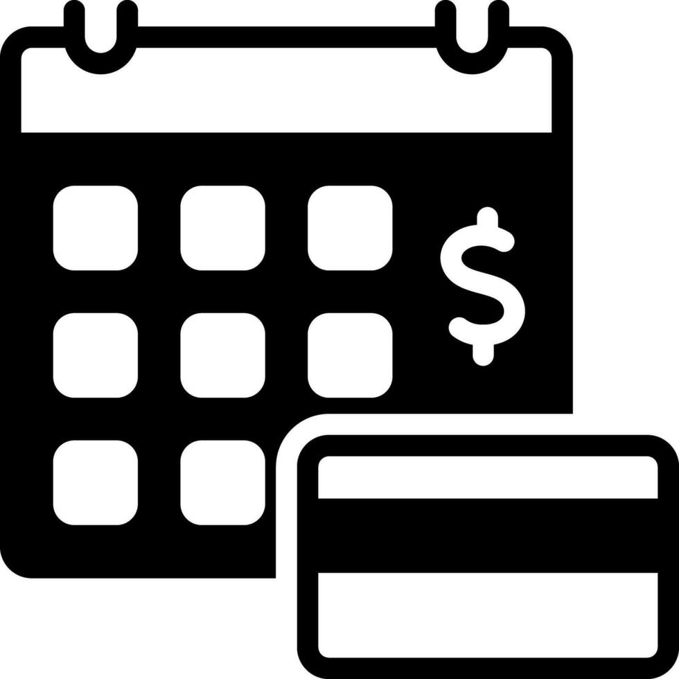 solid icon for payday vector