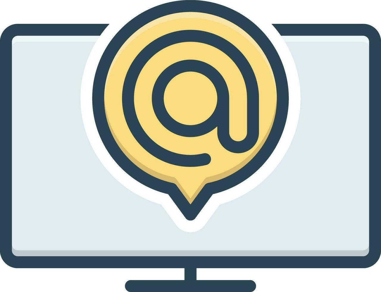 color icon for mentioned vector