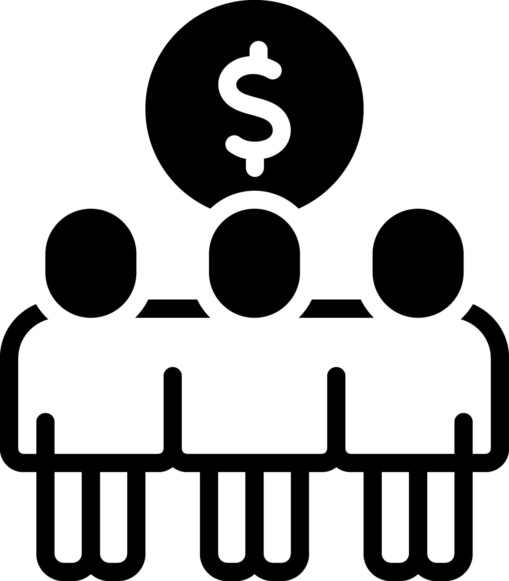 sólido icono para mutuo 33123659 Vector en Vecteezy
