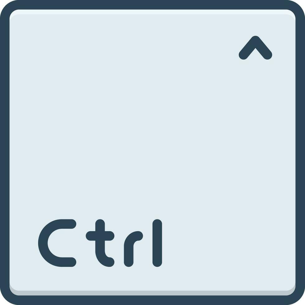 color icono para control llave vector