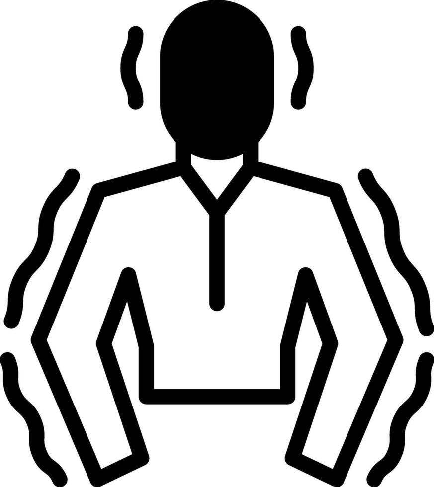 solid icon for trembl vector