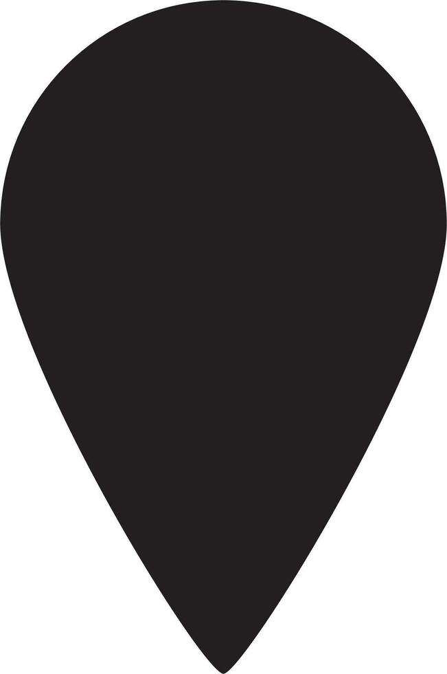 simple shape vector icon of location point, trendy style, eps 10 vector