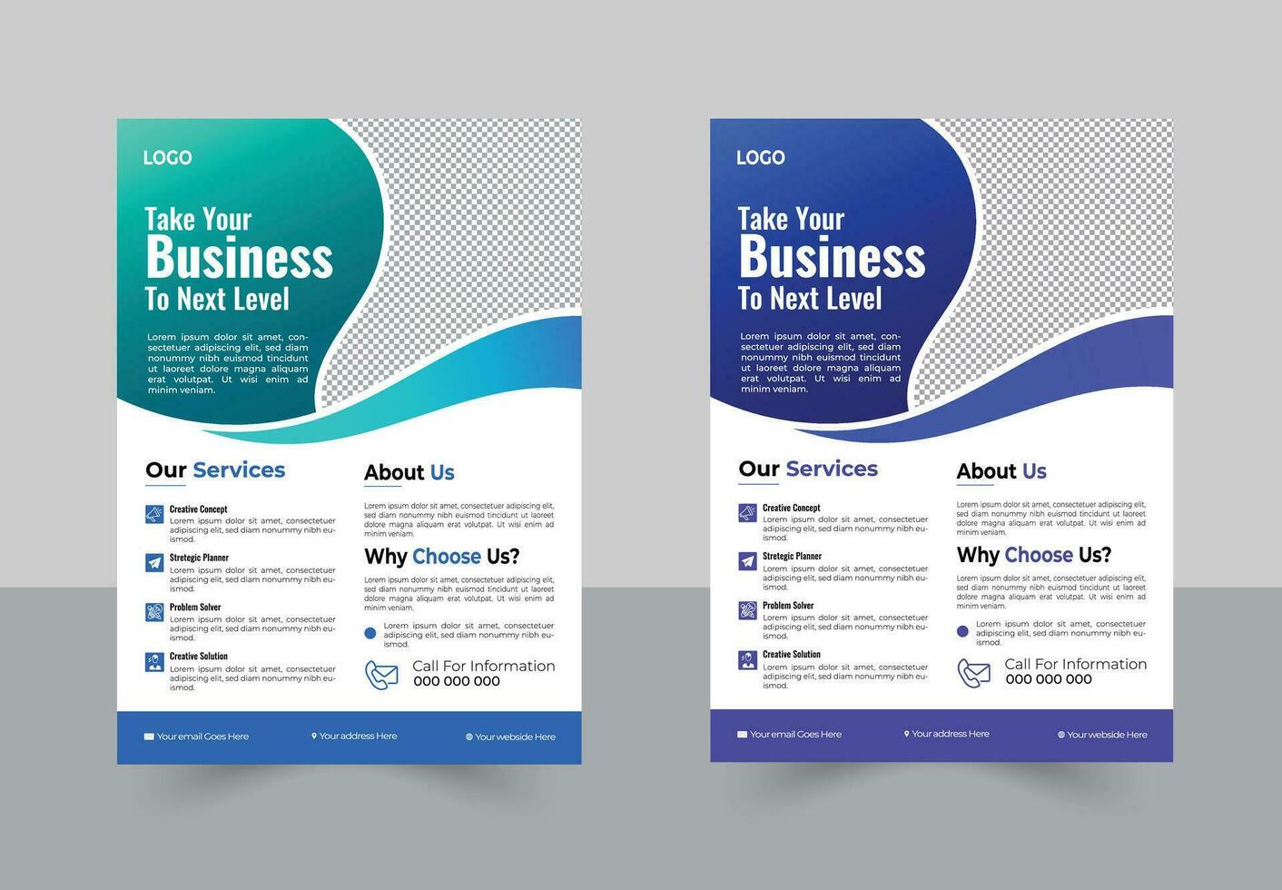 Corporate Business Flyer design vector template in A4, Business Presentation ,business promotion web banner template design, Business marketing flyer.