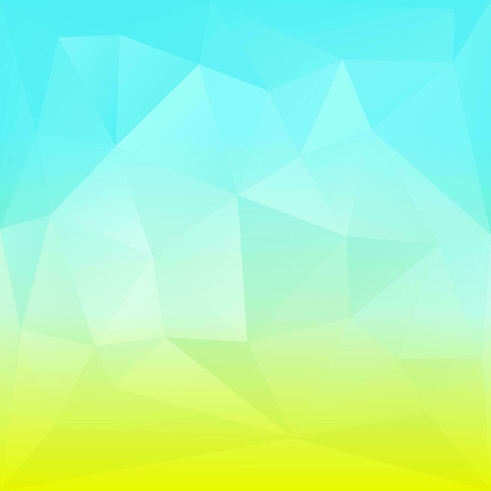 a blue and yellow abstract background with triangles vector