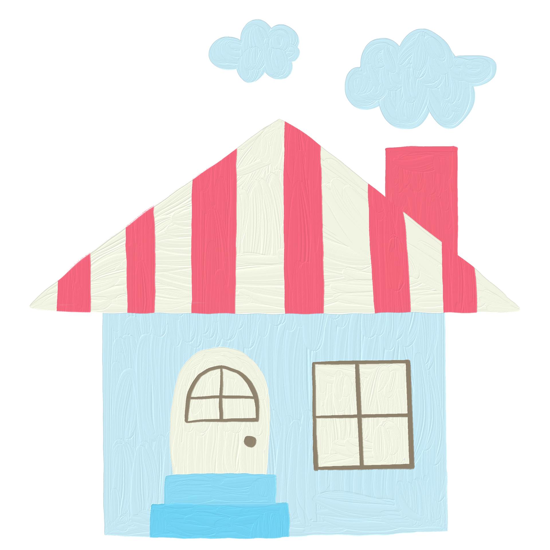 Oil painting Vintage cute pastel home 33124654 PNG