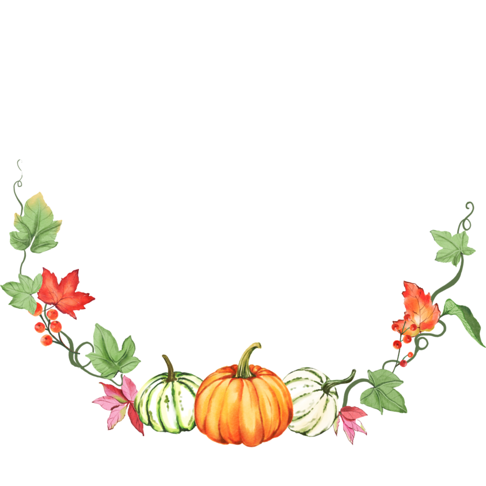 autumn leaves and berries png